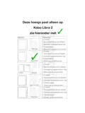 Ereader Hoesje - Luxe strap Case Kobo Libra 2
