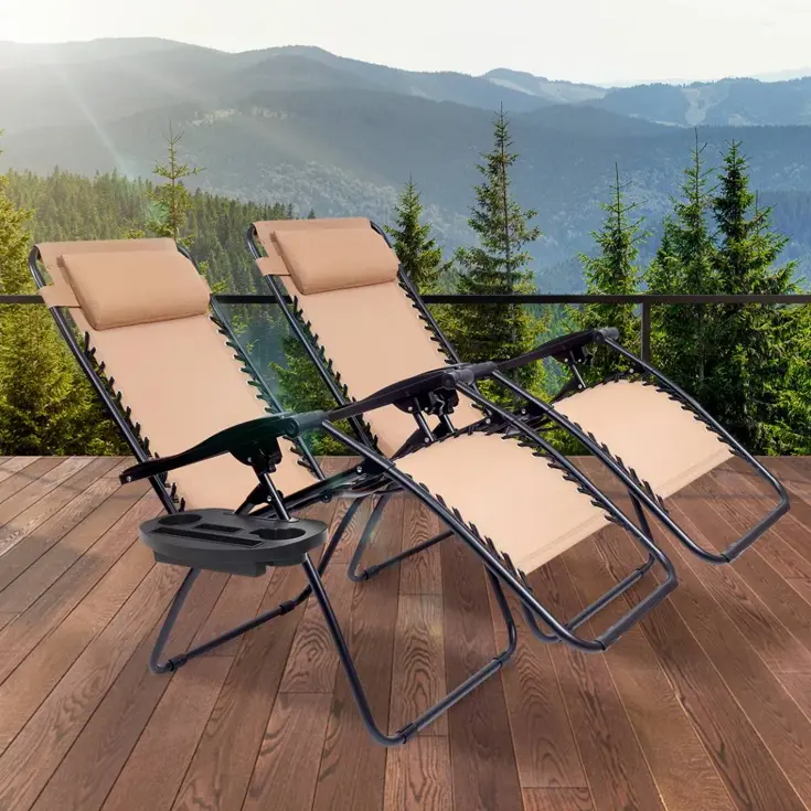 Opvouwbare Tuinstoelen – Beige