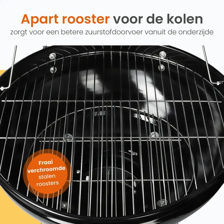 Houtskool Barbecue - Inclusief Accessoires - Ø54cm
