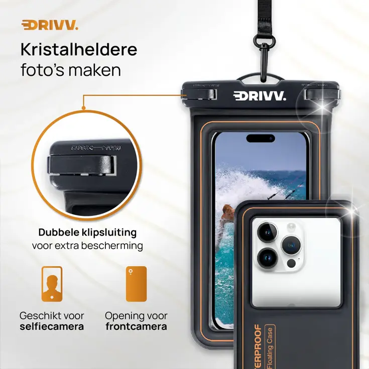 Waterdicht telefoonhoesje - 6,5 inch - Drijvend