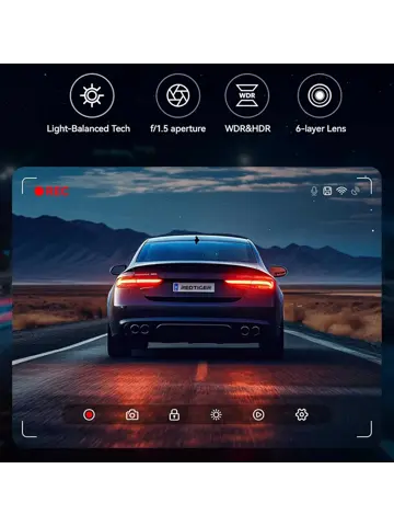 F7NS 4K 1CH Wifi GPS dashcam