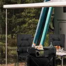Campingstoel Luxe Duo – Draagtas – Zwart