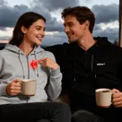 Infrarood Verwarmde Zipper Hoodie – Heren