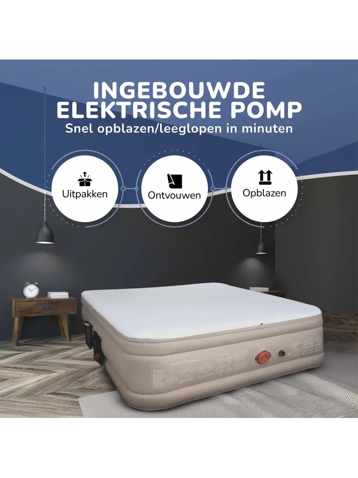 FLOAT Cloudspring - 2 Persoons Luchtbed
