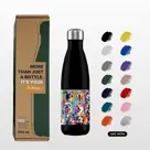 FLASKE 500 ml  RVS Drinkfles