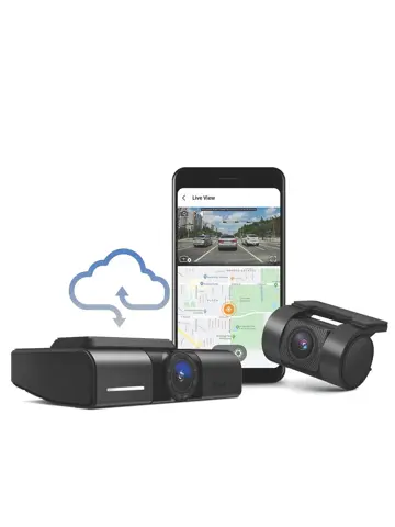 GX1000 Cloud 2CH 2K Wifi GPS 32gb dashcam
