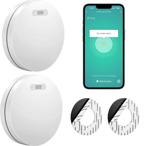 SM11W Slimme rookmelder 2-pack