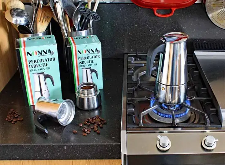 Percolator - Inductie - 500ML - RVS