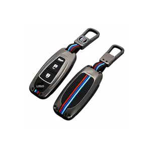 Metalen Sleutelhoesje voor Suzuki grijs A3B