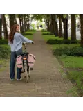 Quilt - Dubbele fietstas - Roze