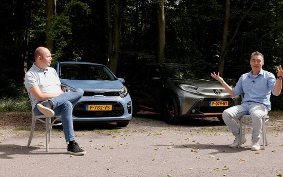 Dubbeltest Kia Picanto vs. Toyota Aygo X