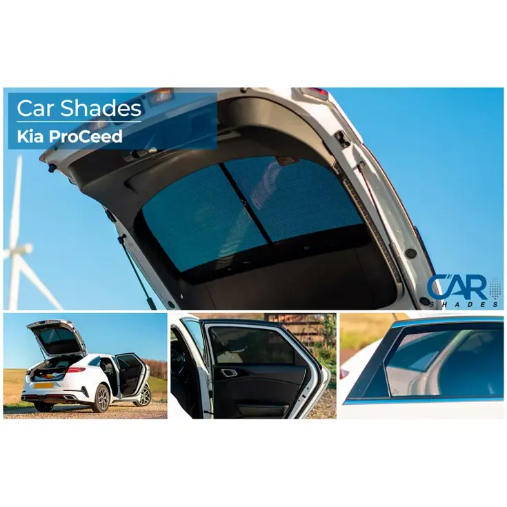 Kia ProCee'd (CD) Shooting Brake 2018 - Zonneschermen - Car Shades