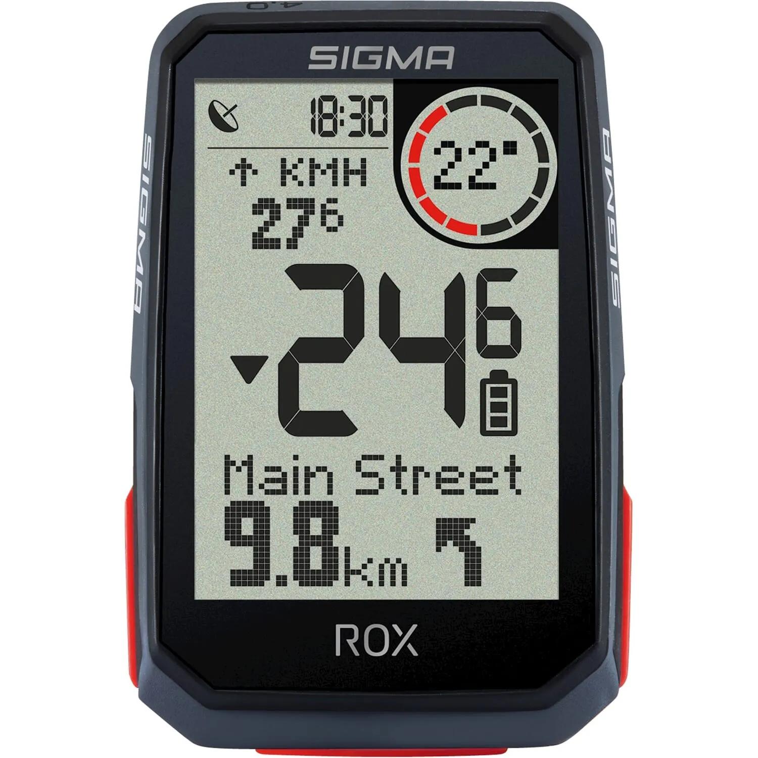 Sigma  fietscomp. ROX 4.0 GPS Black HR +sen  Zwart main product image