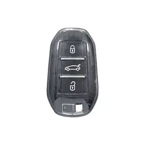 Dutch Shield Sleutelhoesje  Peugeot Clear
