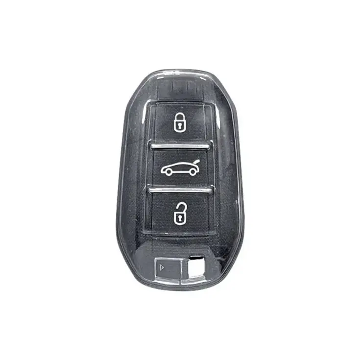 TPU Sleutelhoesje voor Peugeot clear 156