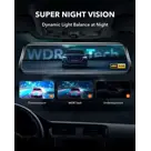 Wolfbox G930 4K GPS 64gb spiegel dashcam