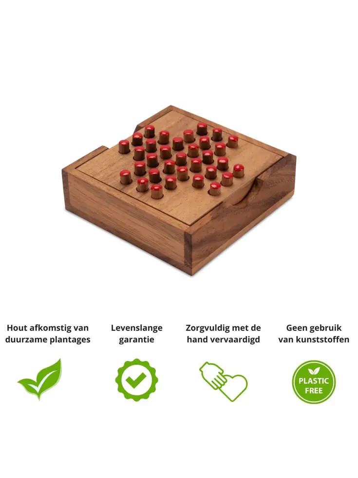 Solitaire – Houten Bordspel (1p)