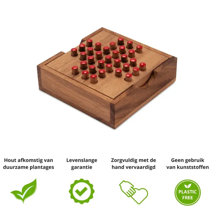 Solitaire – Houten Bordspel (1p)