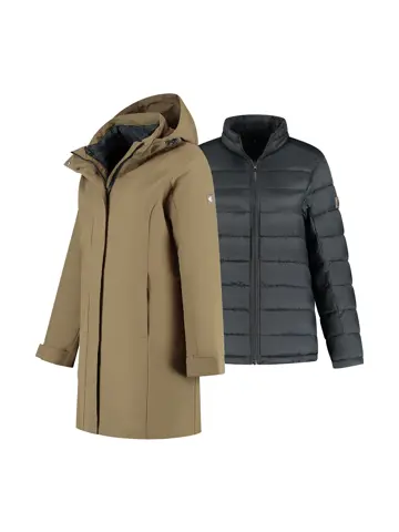 Travelin' Ginser Dames 3-in-1 Parka