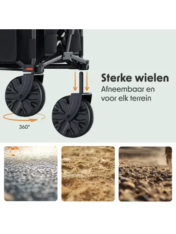 LifeGoods Bolderkar – 130KG