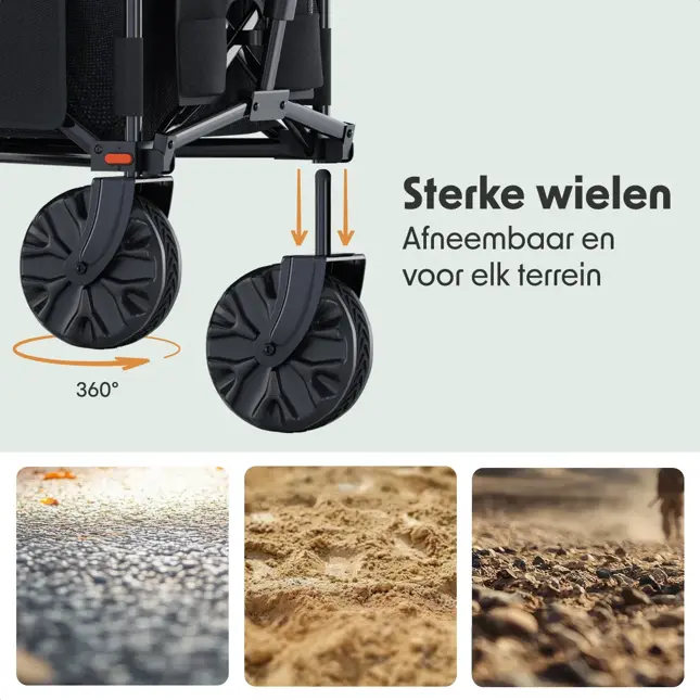 LifeGoods Bolderkar – 130KG