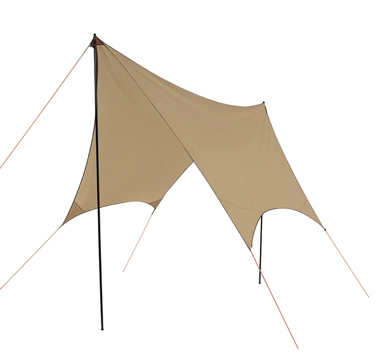 Cuhoc Tarp  300x300x220 cm  schaduwdoek  Goud
