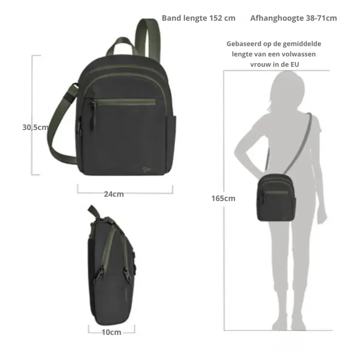 Voyages Anti-diefstal Tour Bag