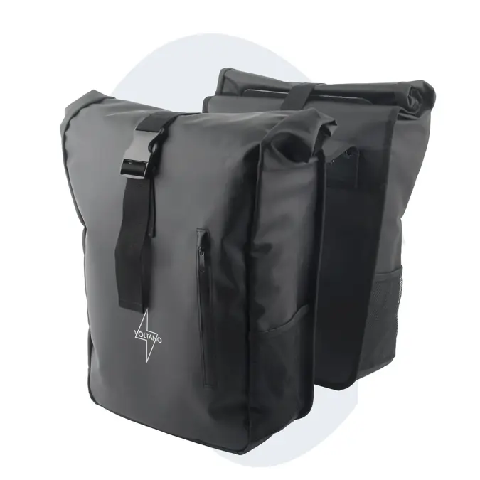 Voltano Dubbele Rolltop Fietstas 48L