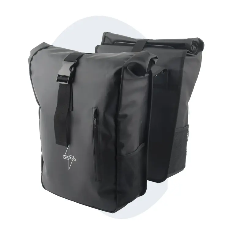 Voltano Dubbele Rolltop Fietstas 48L