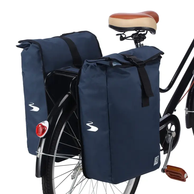 Fietstas Rolltop - Dubbel - Waterdicht
