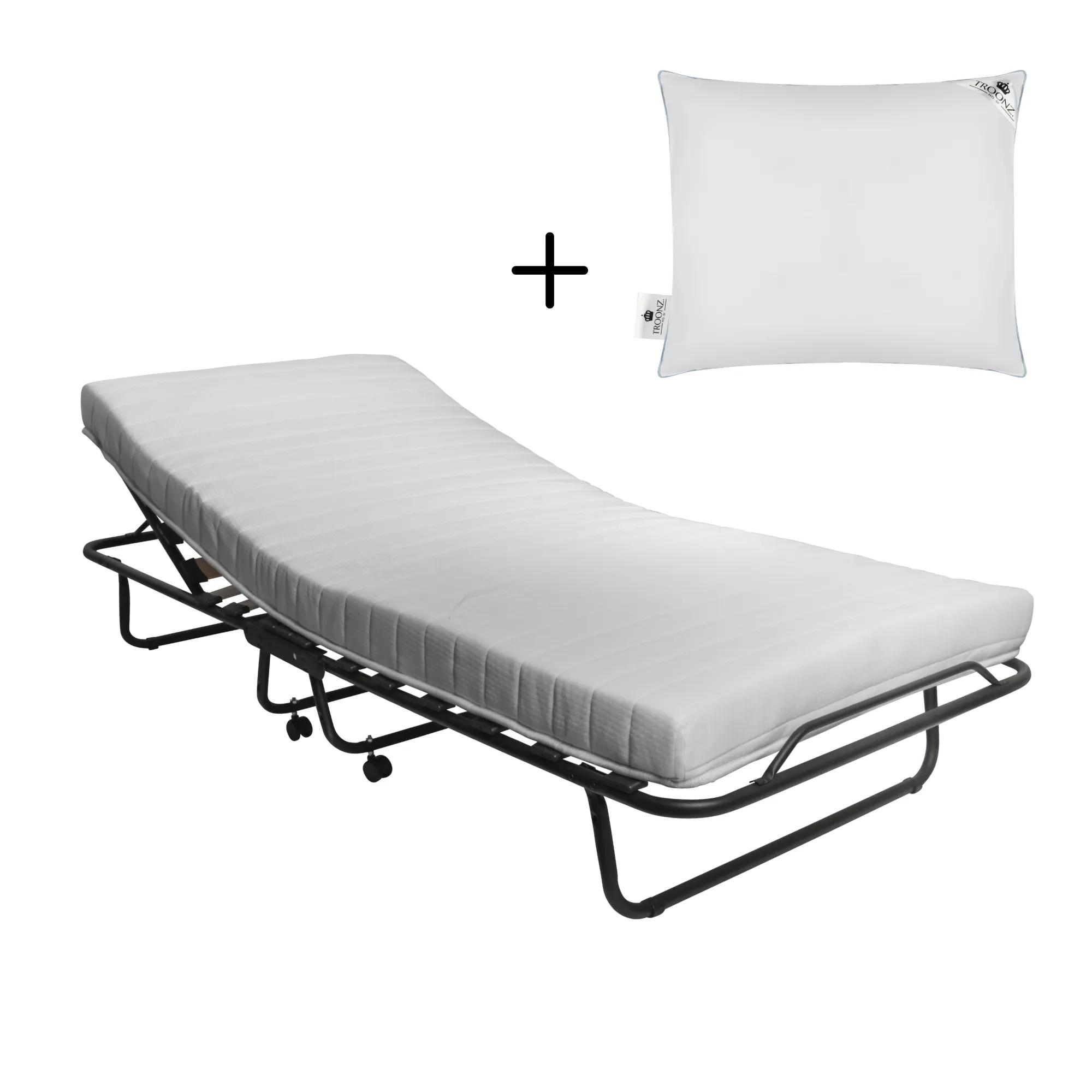 Troonz  Vouwbed Napoli  90 x 200  Set  Zwart