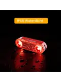 Achterlicht Fiets met smart remlicht 60 lumen
