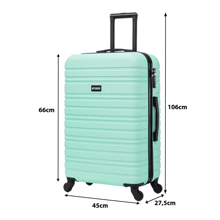 Reiskoffer M ABS 74L met TSA-slot en 360° wielen