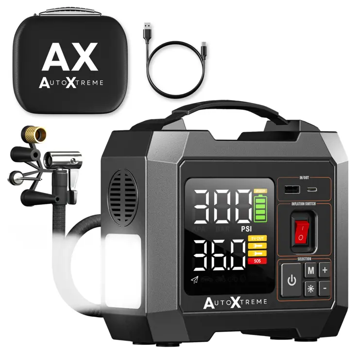 Air-300 – Luchtcompressor & Elektrische fietspomp
