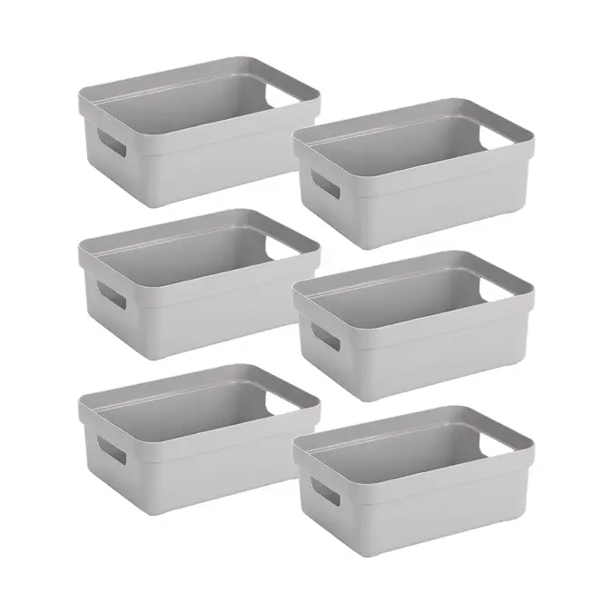 Sigma home - Opbergbox - 9L - 6-delig