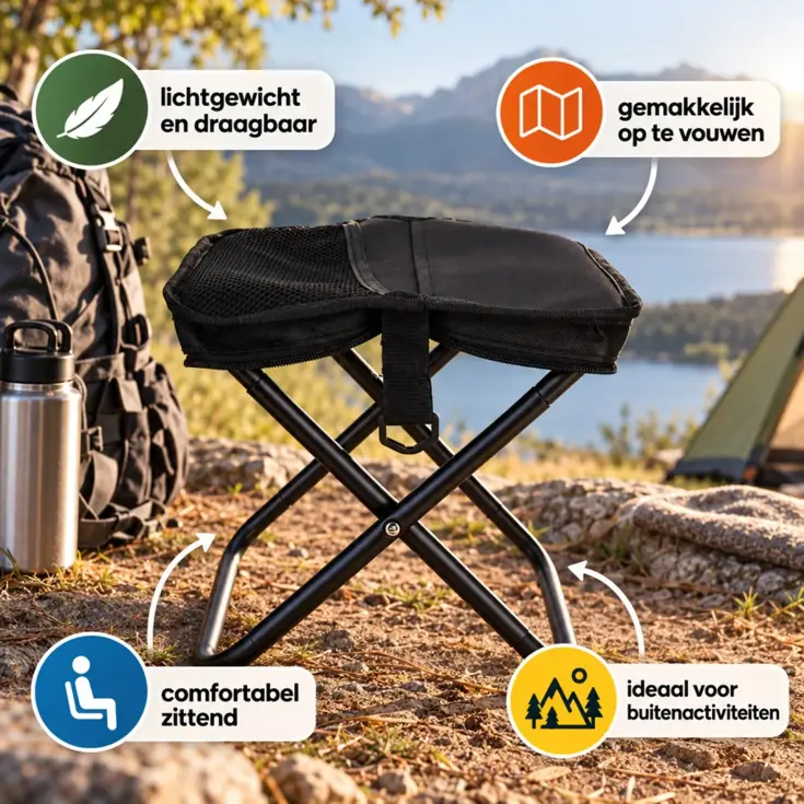 Opvouwbare Stoel Tas - 2-in-1