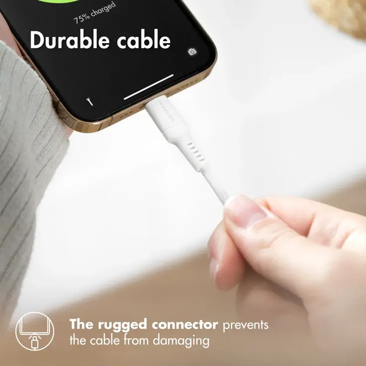 imoshion Braided Lightning-USB Kabel 3m