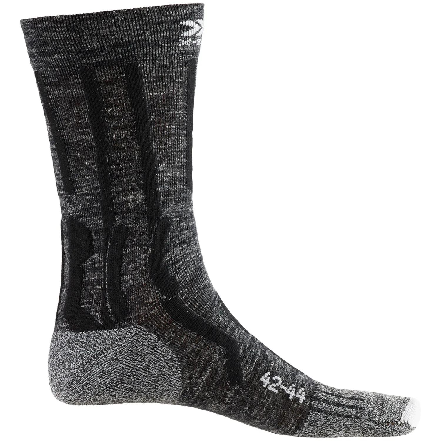 X-socks  Trek Linnen Crew wandelsokken  Black-Gray main product image