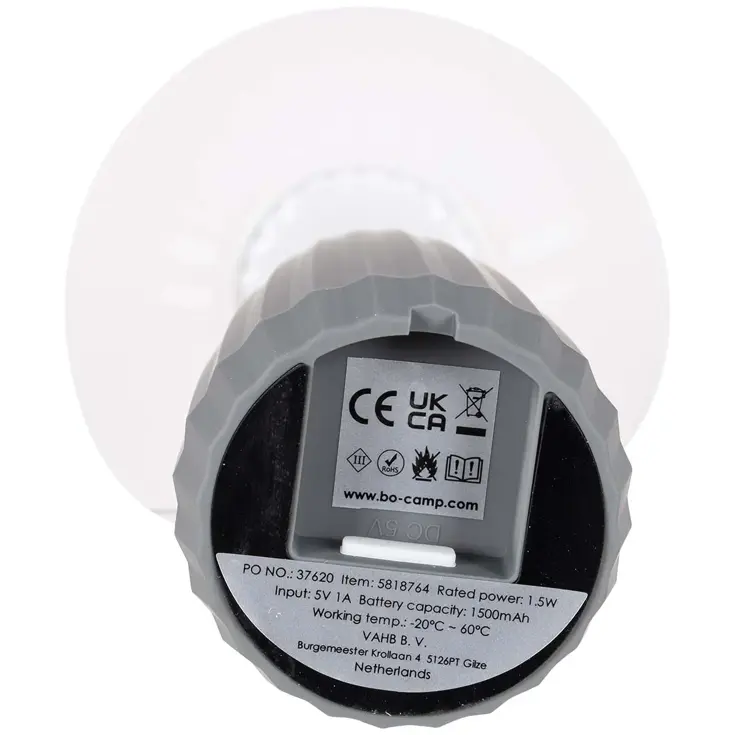 Bo-Camp Tafellamp Sterope grijs