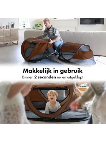 Peuter luxe campingbedje - Zelfopblaasbare matras