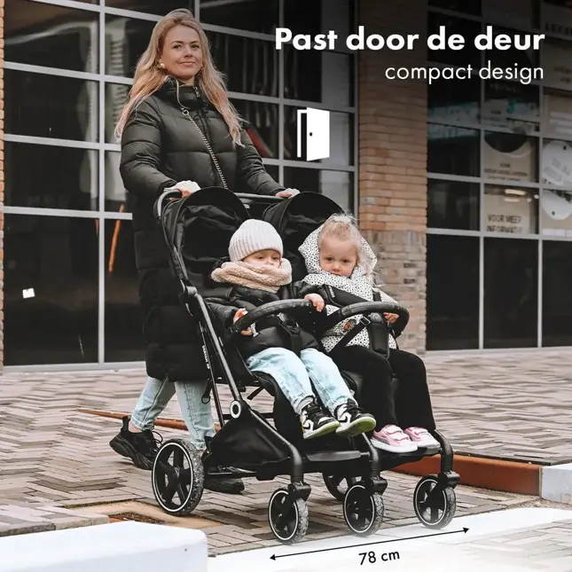 Luxe XP Twin Buggy XL - Dubbele buggy - Compact