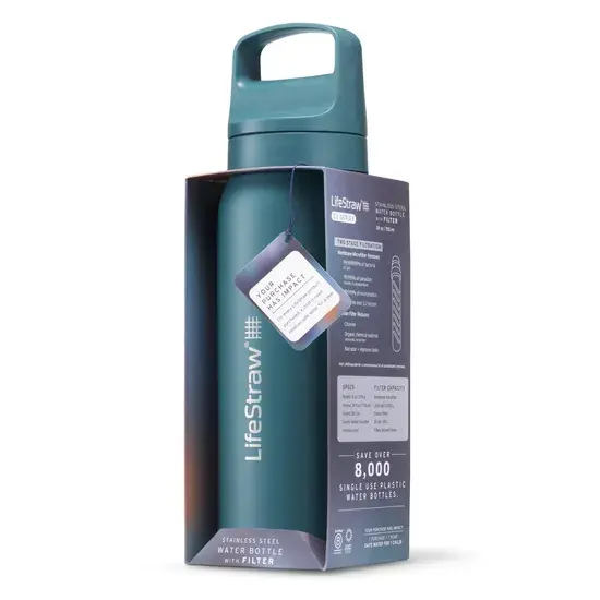Lifestraw Go - RVS Waterfles 700ml