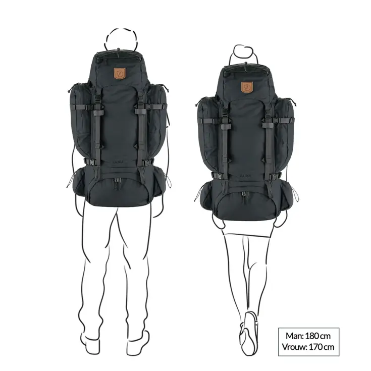 Fjallraven Kajka 75 M/L green