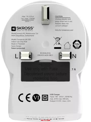 Adapter UK USB 2x - ANWB