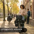 CUHOC Dubbele Fietstas - 2x 20L