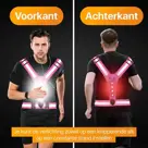 R2B Hardloopvest oplaadbaar - Roze