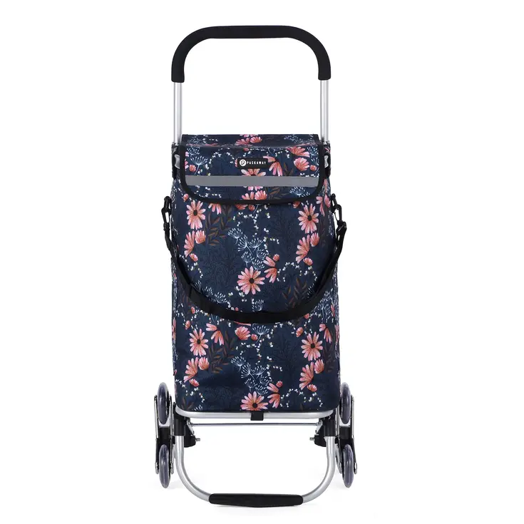 Boodschappentrolley 40L - Trapwielen