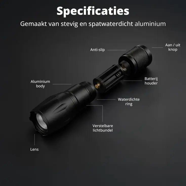 Zaklamp - 2-pack