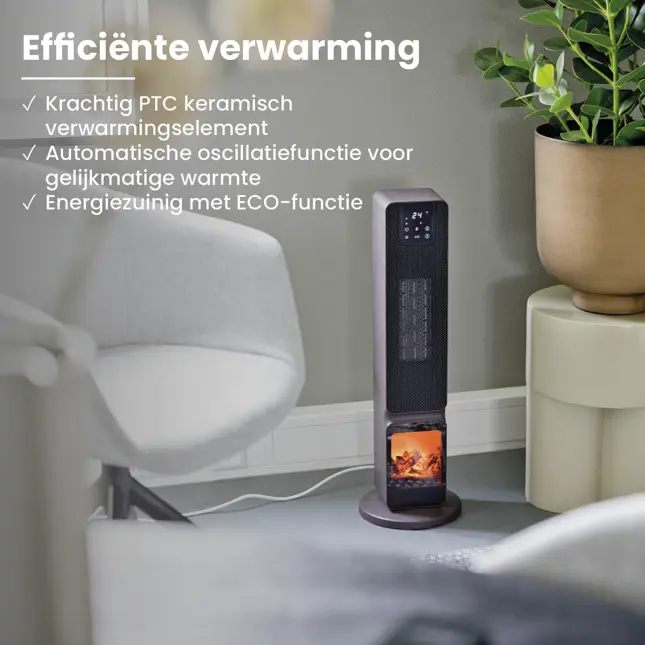 Keramische Kachel met Sfeerhaard