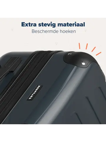 TRVLMORE Kofferset - 3 Delig - 45L